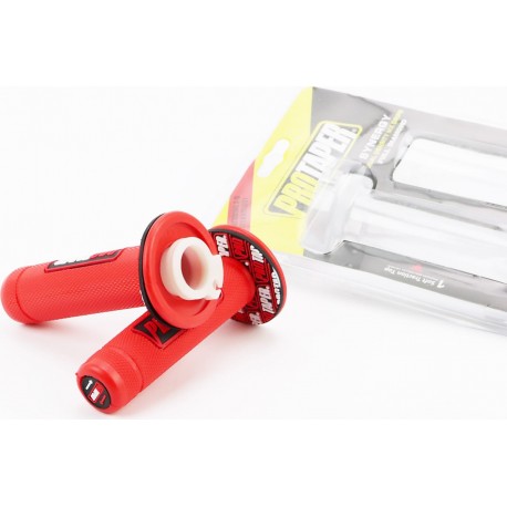 Ручки руля с вставкой, красные, тип 2 PROTAPER