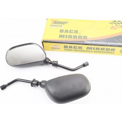 Зеркала к-кт DIO, чёрные "капли", М10 "короткая ножка" TMMP