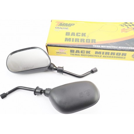 Дзеркала к-кт DIO, чорні "краплі", М10 "коротка ніжка" TMMP