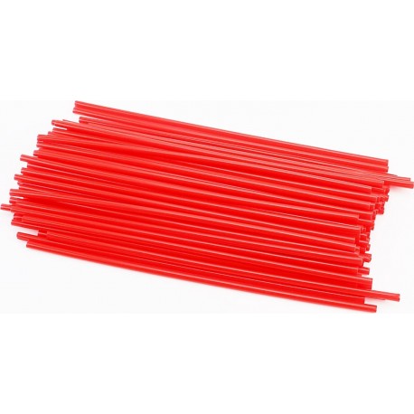 Накладки на спицы 4*235мм, к-кт 72шт, красный Китай