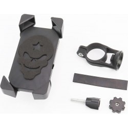 Тримач телефону на кермо з чорним малюнком (мінім. розмір телефону 60x124мм, макс. розмір 80x160мм) Китай