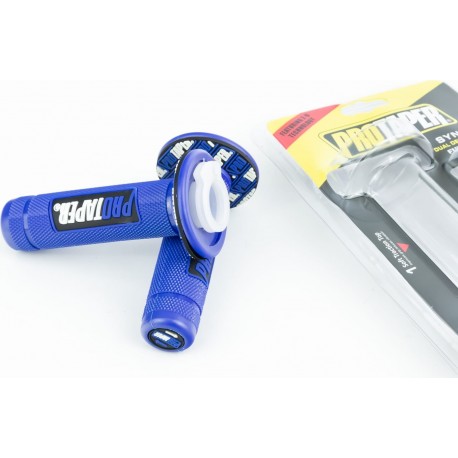 Ручки руля с вставкой, синие, тип 2 PROTAPER