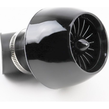 Фільтр повітряний нульовий 42мм 45град. "ТУРБИНА", чорний Китай
