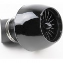 Фільтр повітряний нульовий 42мм 45град. "ТУРБИНА", чорний Китай