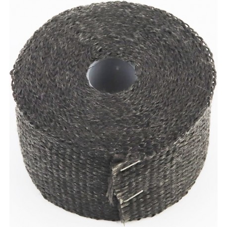 Термолента глушителя жаропрочная (ширина 50мм, толщина 1,5мм) бухта-5метров, чёрный Китай