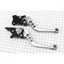 Рычаги руля к-кт TUNING с регулировкой нажатия (правый диск тормоз), графит PСR
