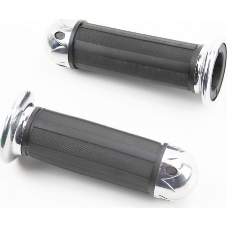 Ручки руля с хром. наконечниками, тип 1 Китай