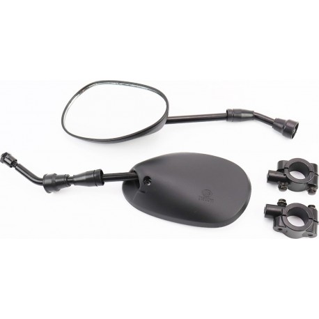 Дзеркала к-кт "КРАПЛЯ" з кріпленням на кермо, М8, чорні Китай