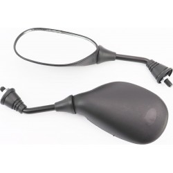 Дзеркала к-кт "ОВАЛ", чорні малі, М8 Китай