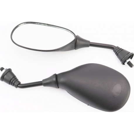 Зеркала к-кт "ОВАЛ", чёрные малые, М8 Китай