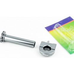 Ручка керма (внутрішня вставка) універсальна з будиночком газу TUNING, сірі NCY