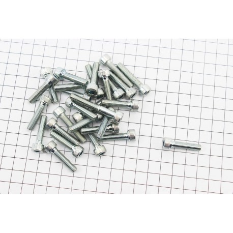 Болты двигателя к-кт (М6х10мм, М6х25мм-24шт, М6х30мм-3шт, М6х40мм) Китай