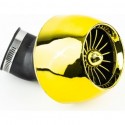 Фильтр воздушный нулевой 42мм 45град. "ТУРБИНА", золотистый Китай