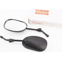 Дзеркала к-кт DIO, чорні "краплі", М10 "довга ніжка" (ССС-знак якості) Huanjue