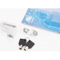 Замок противоугонный на диск тормозной, серый Karztec