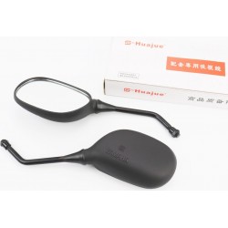 Дзеркала к-кт YAMAHA, чорні "краплі", М10 (ССС-знак якості) Huanjue