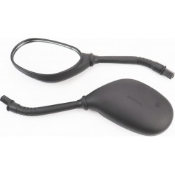 Дзеркала к-кт DIO, чорні "краплі", М8 "довга ніжка в чохлі гумовому" Китай