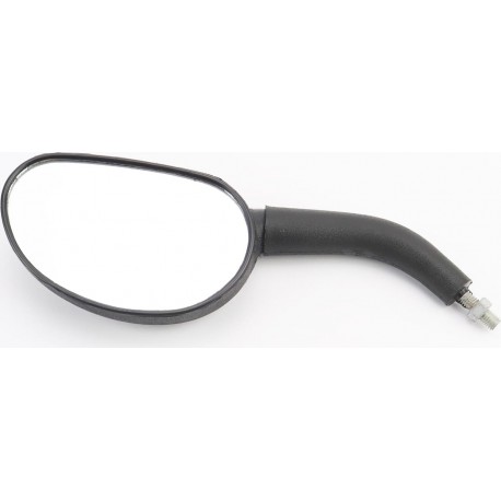 Зеркало ПРАВОЕ "ОВАЛ" чёрное, М8 Китай