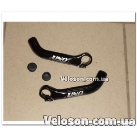 UNO рога, Алюмин., с изгибом, Круглые, безшовные, с Логотипом (см. каталог)