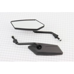 Зеркала к-кт "ПРИЗМА" SPORT 151x63мм, чёрные М8 тип 2 Китай