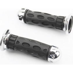 Ручки руля с хром. наконечниками, тип 2 Китай