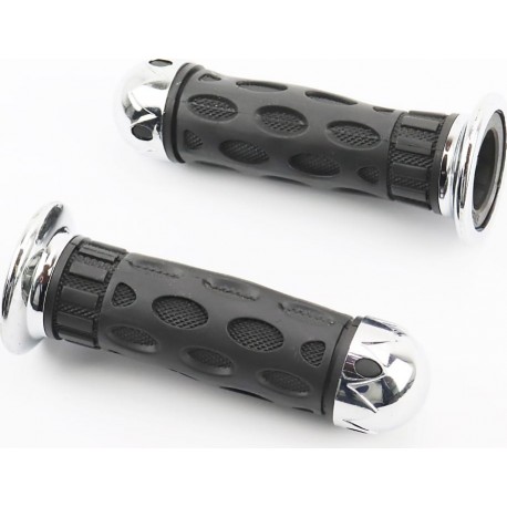 Ручки руля с хром. наконечниками, тип 2 Китай