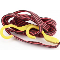 Резинка багажника плоска з гачками пластик. 1,8метр (різні кольори) Китай