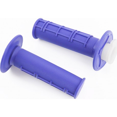 Ручки руля с вставкой, синие Китай