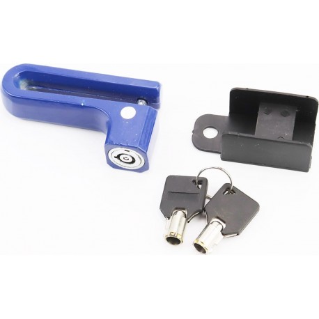 Замок протиугінний на диск гальмівний, синій Китай 354824