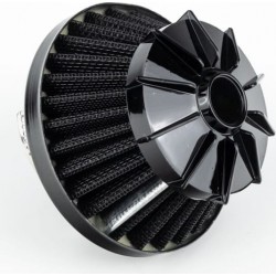 Фильтр воздушный нулевой 28мм, прямой "конус", чёрный (малый) Китай