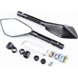 Дзеркала призма М8/10 (з регулюванням нахилу), чорні (SH-6015-QX) Китай