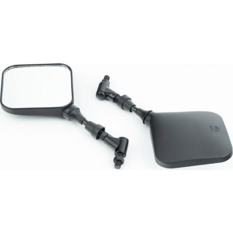 Дзеркала на мотоцикл квадратні М10, чорні (SH-1238-ZY) Китай