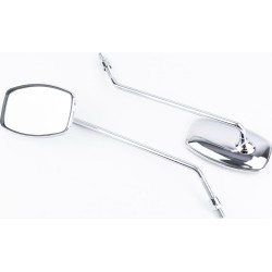 Дзеркала на мотоцикл "ретро" М8, хром (SH-2071-YX) Китай