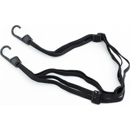 Резинка багажника (стяжка) для шолома з гачками пластик.0,9 метра Китай