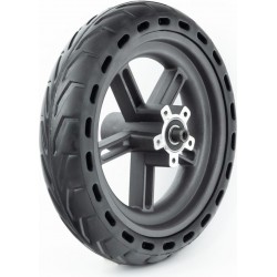 Колесо заднее 8,5" алюминиевое с перфорацией для амортизации, пром-подшипники (12х28х8) 6001 2RS, Disk-brake Китай