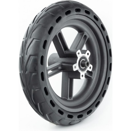 Колесо заднее 8,5" алюминиевое с перфорацией для амортизации, пром-подшипники (12х28х8) 6001 2RS, Disk-brake Китай