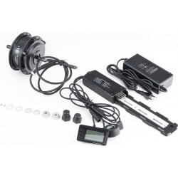 ЕЛЕКТРО-мотор переднього колеса 36V-500W, під Disk-brake, кріпл. гайка+контролер (електровелосипед) E-CROSSER
