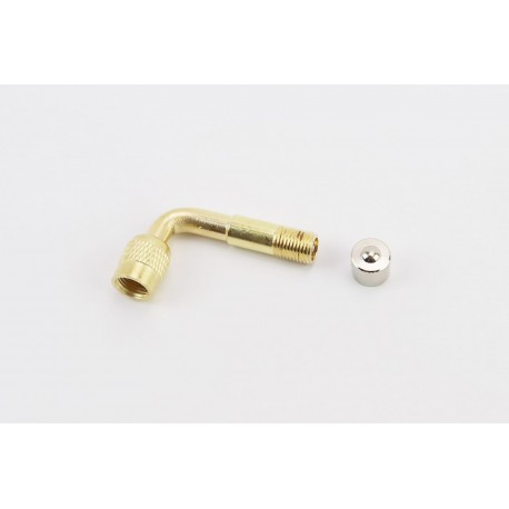 Подовжувач для камер (кутовий 90°), латунь (електросамокат) Китай