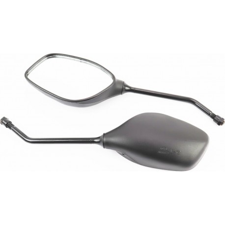 Зеркала к-кт "Lux капли", чёрные М10 "длинная ножка" (ССС-знак качества) Китай