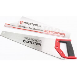Ножівка по дереву 450мм, 7TPI, загартований зуб, 2D заточування (HT-3102) INTERTOOL