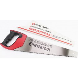 Ножовка по дереву 400мм, 7TPI, закалённый зуб, 3D заточка (HT-3104) INTERTOOL