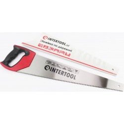 Ножівка по дереву 500мм, 7TPI, загартований зуб, 3D заточування (HT-3106) INTERTOOL