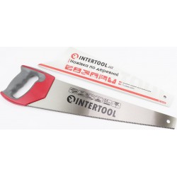 Ножовка по дереву 450мм, 11TPI, закалённый зуб, 3D заточка (HT-3162) INTERTOOL