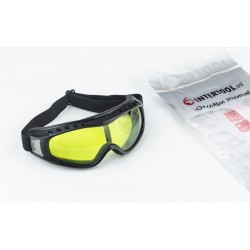 Очки защитные, материал линзы-поликарбонат PC, жёлтые (SP-0079) INTERTOOL