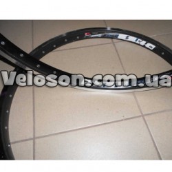 Weinmann Триал, 26", 36спиц, Двойной, пистонированный, черный с проточкой, ширина: 39мм, высота: 18мм