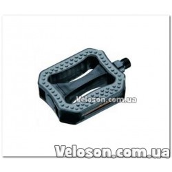 Педаль ПОЛНОСТЬЮ ПЛАСТИКОВАЯ, ШИРОКАЯ ПЛОЩАДКА, черная с серым (СМ. КАТАЛОГ)