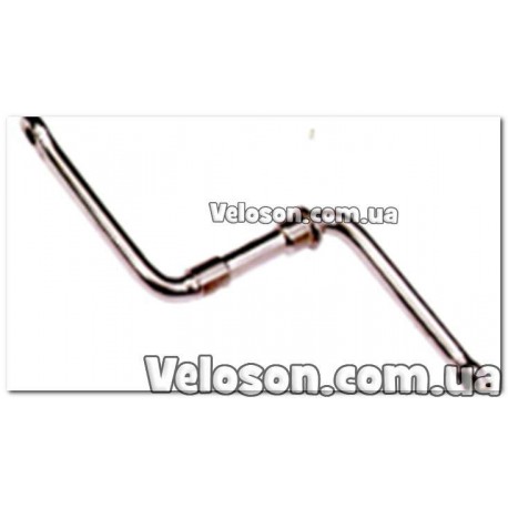 Шатун цельнолитой "Кочерга", для детских велосипедов,  длина 102 мм,   Резьба: R-13/16" * 24T/L-3/4" * 24T