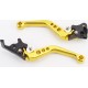 Важелі керма к-кт TUNING з регулюванням натискання (правий диск гальмо), жовті RIDE IT
