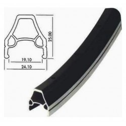 28", 36H, Двойной, черный с проточкой, ширина 25мм, высота 25мм, AVANTI  (МИН. ЗАКАЗ 10  шт)