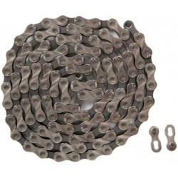 Цепь KMC X9 Silver-grey на  9 звезд 114 звеньев с замком